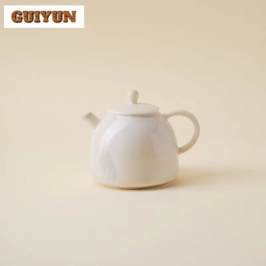 Kiln Flambed Glazed Teapot Vintage Tea Infuser Pot Tea Making Kettle With Filter Tieguanyin Teaware Accessories Ornaments Craft
