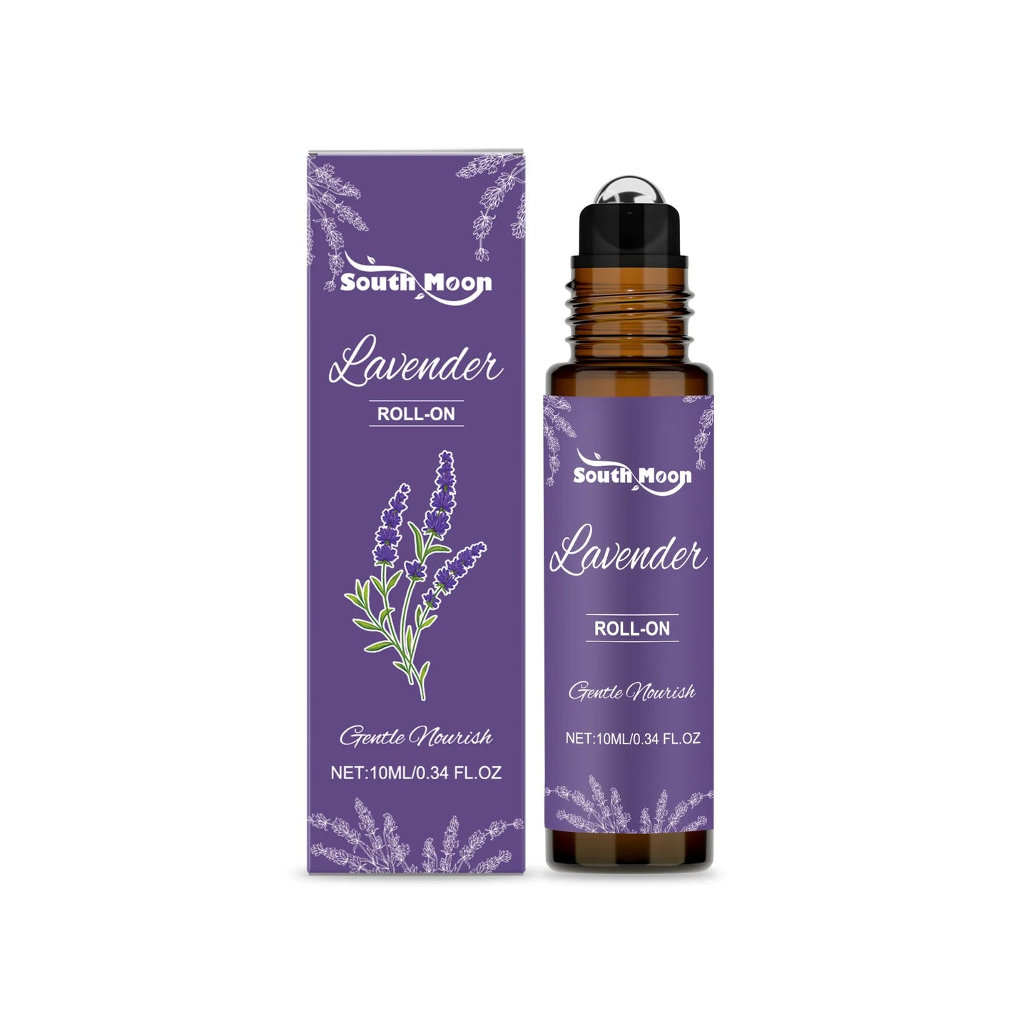 Lavender Body Fragrance Essential Oil Relaxing Mood Improve Anxiety Soothing Skin Lasting Fragrance Portable Body Care Essence