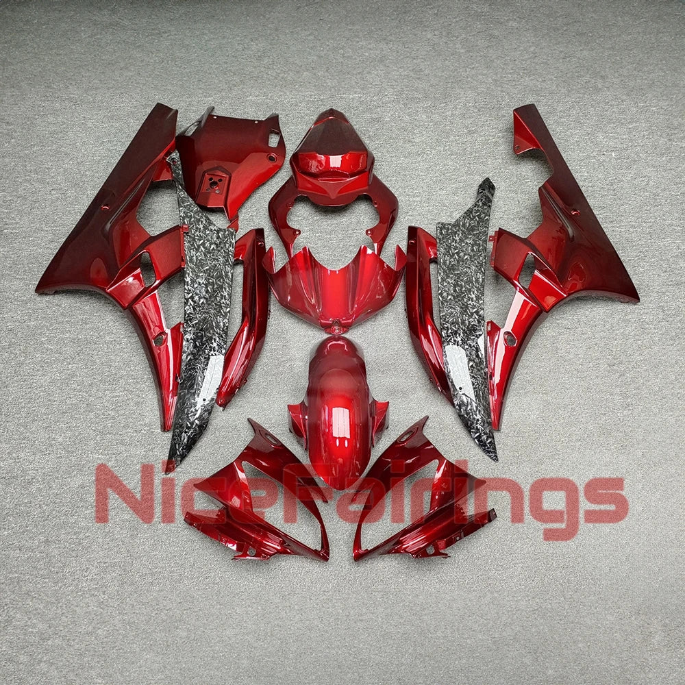 For YAMAHA YZF R6 2006 2007 Body Parts Fairings 15 16 17 Motorcycle Customized Bodywork Fairing Kit YZFR6 06 07