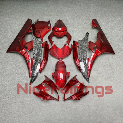 For YAMAHA YZF R6 2006 2007 Body Parts Fairings 15 16 17 Motorcycle Customized Bodywork Fairing Kit YZFR6 06 07
