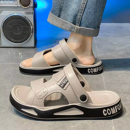 Men Summer Sandals Outdoor Ultralight Slippers EVA Non Slip Orginal Sandals Platform Beach Fashion Slides High Quality Shoes