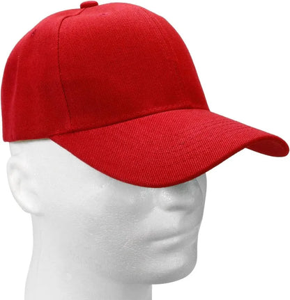 Adjustable Baseball Cap for Men Women, Unstructured Low Profile Dad Hat for Running, Workouts, Outdoor, Daily Casual Use