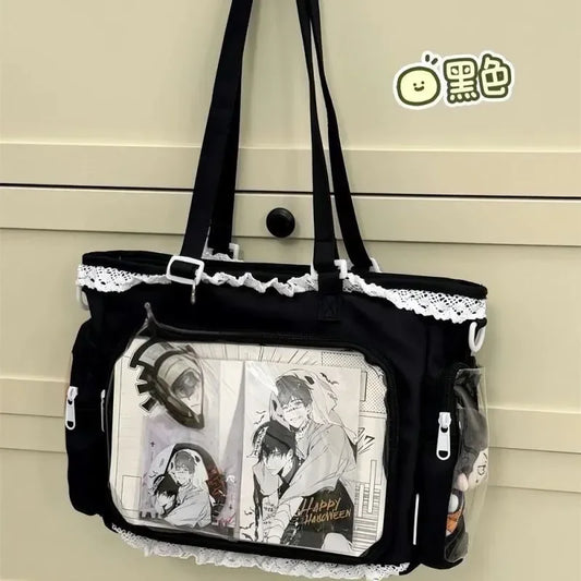 Ballet Girl Large Appetite Itabag Japanese Two-Dimension Single Shoulder Crossbody Bag Gift For Friends Women'S Handbag