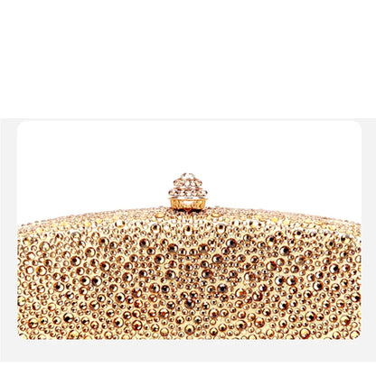 Evening Clutch Bags Green Bridal Clutches Bags Crystal Bridal Stones Purse Lady  Party Wedding Rhinestone Women Shoulder Handbag