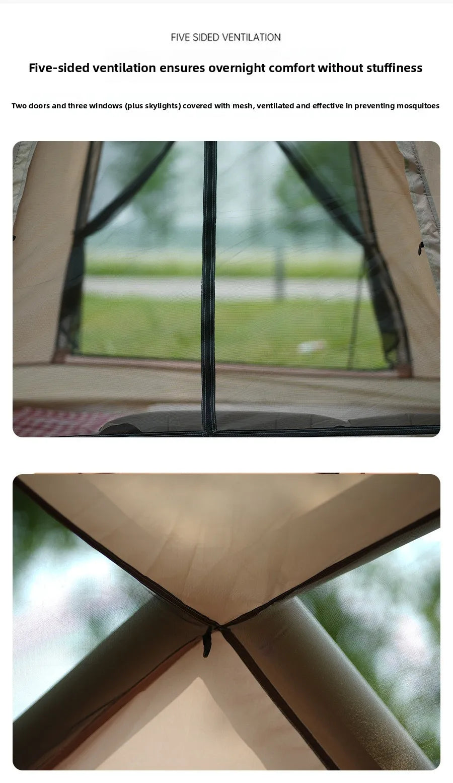 Automatic Inflatable Camping Tent 3-5 Person Waterproof UV Protection With Electric Pump Portable Outdoor Family Hiking Beach Te