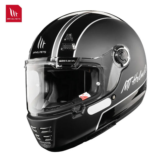 MT Jarama Retro Motorcycle Helmet DOT ECE Certification Full Face Racing Off Road Helmet Cascos Para Motos Capacete Casco Moto