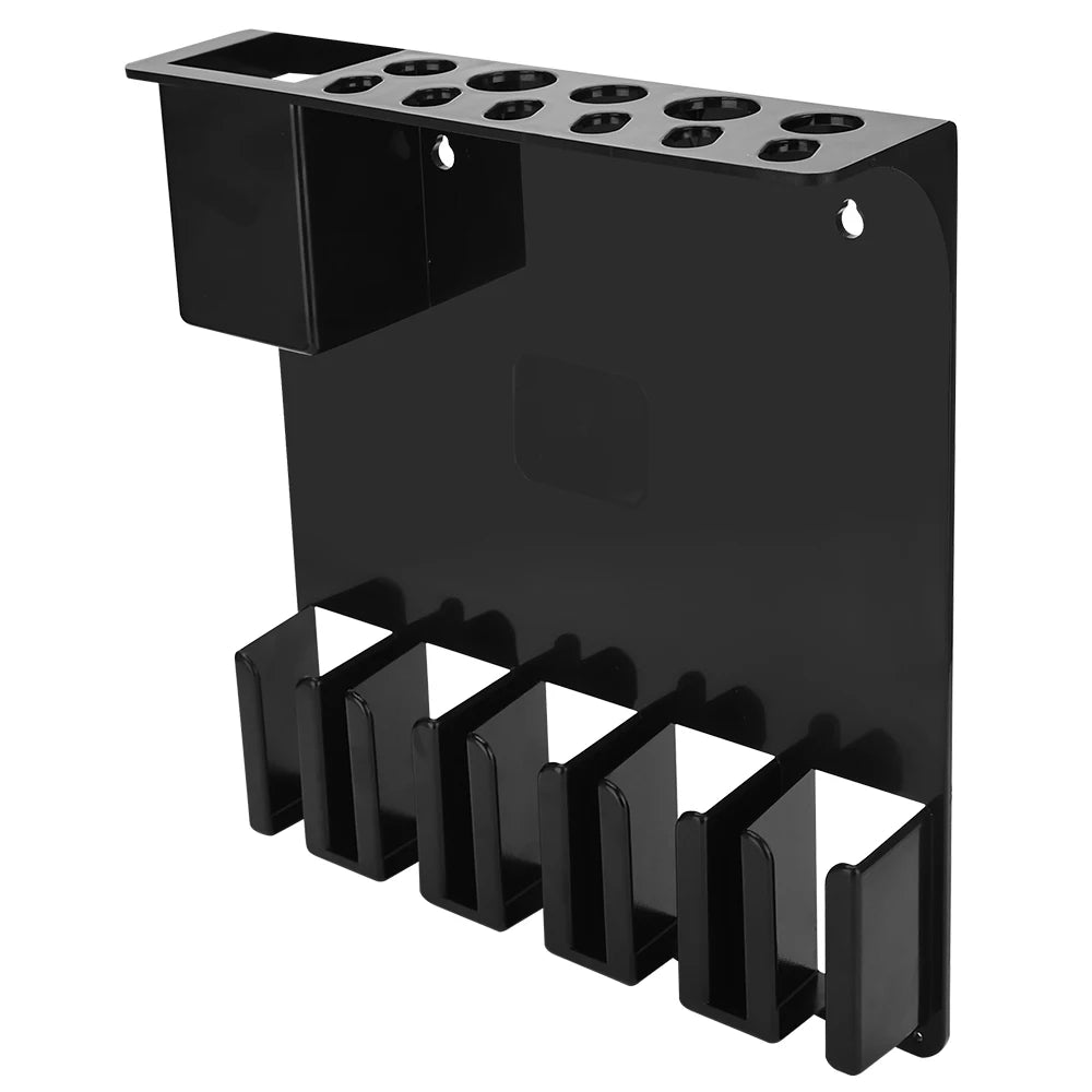 Hair Styling Tools Storage Box For Beauty Scissors Electric Clipper Comb Rack Salon Hairdressing Holder Desktop Case