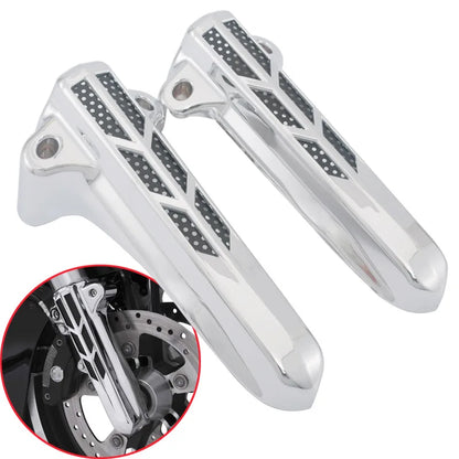 1pair Front Lower Fork Leg Covers For Harley Touring Road King Street Glide Ultra Limited FLHT FLHX FLHR 2014-2022