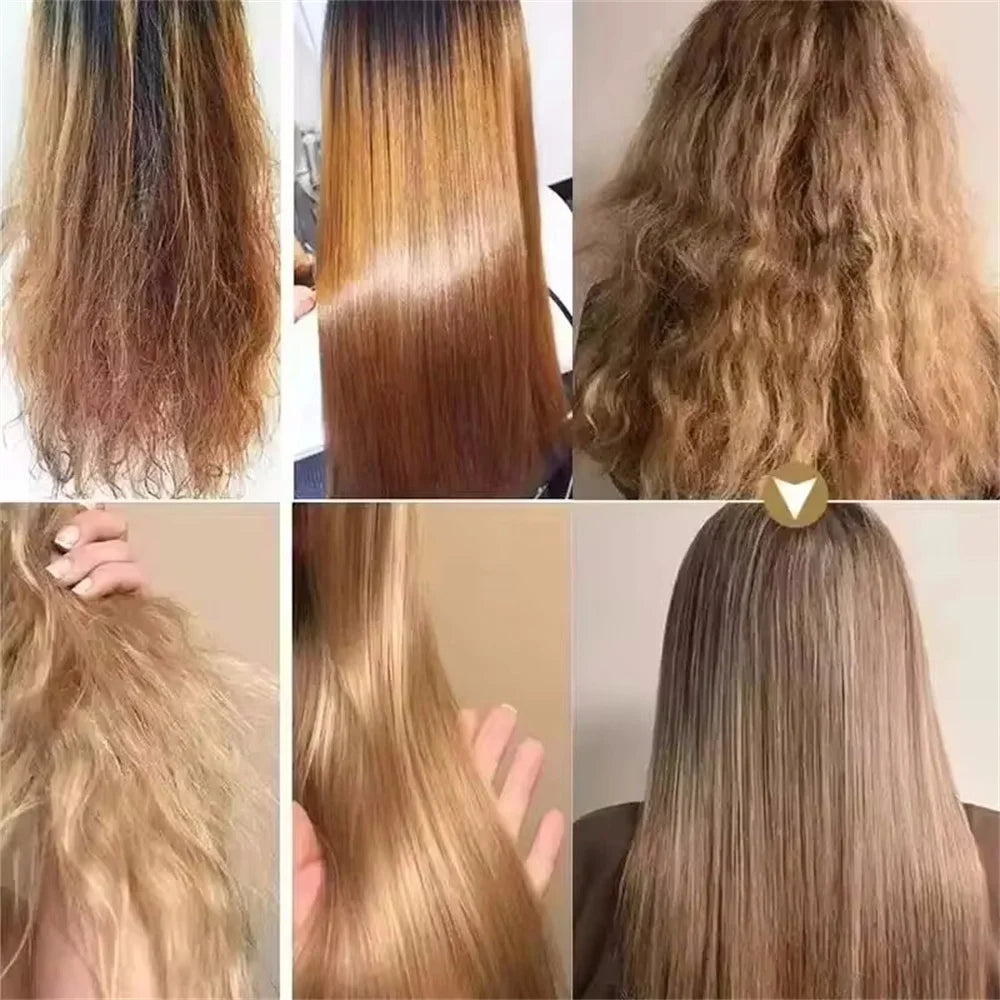 Keratin Hair Mask 5 Seconds Repair Damaged Frizzy Hair Soft Smooth Shiny Nutrition Deep Moisturize Nourishing Hair Care