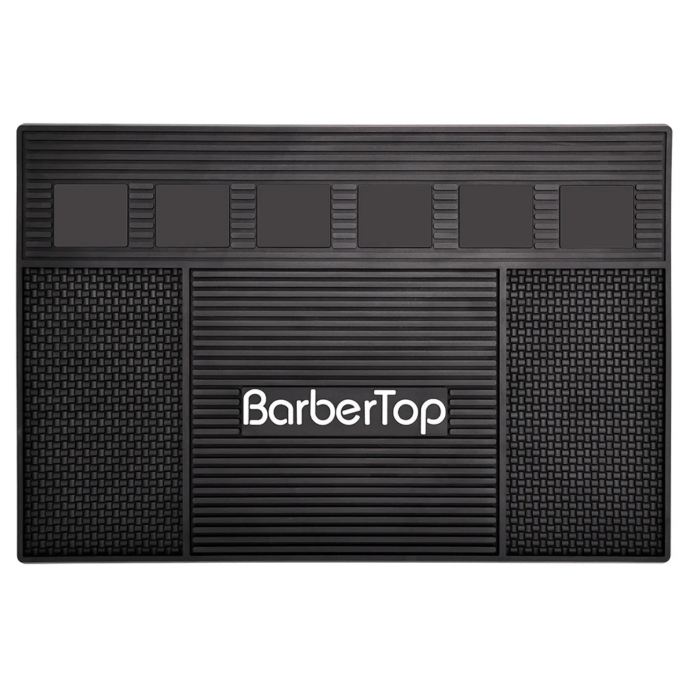 Barber Mats Barber Tools Storage Mat Barbershop NonSlip Magnetic Silicone Cushion Tray Storage Heat Insulation Working Pad ﻿
