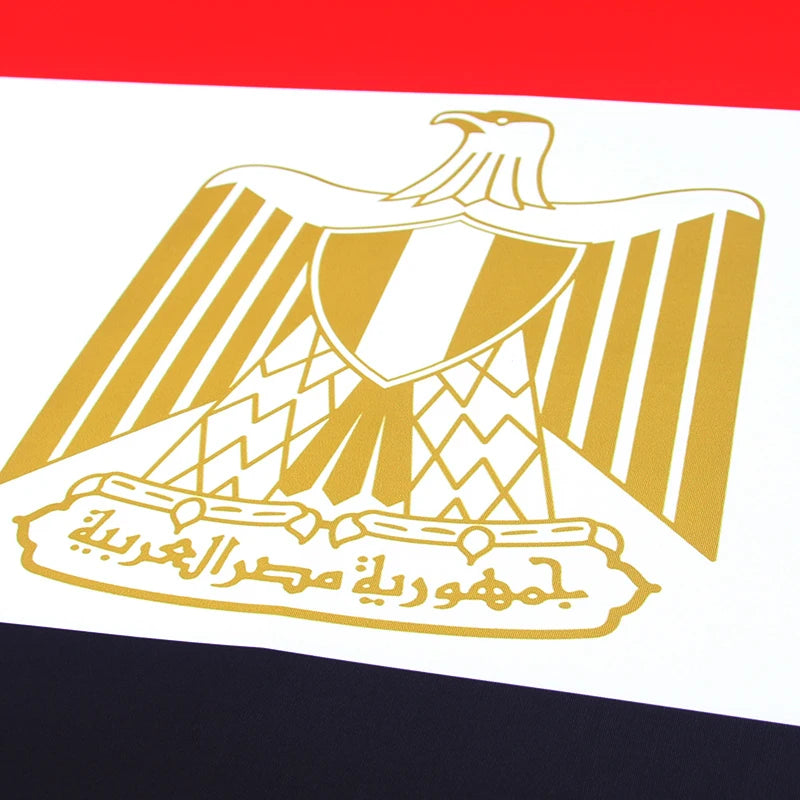 National Egypt Flag Car Engine Cover Egyptian Decoration Elastic Fabrics Truck Full Graphic Decor Bonnet Banner