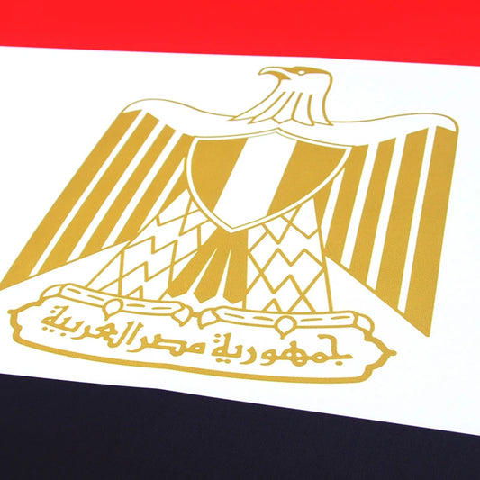 National Egypt Flag Car Engine Cover Egyptian Decoration Elastic Fabrics Truck Full Graphic Decor Bonnet Banner