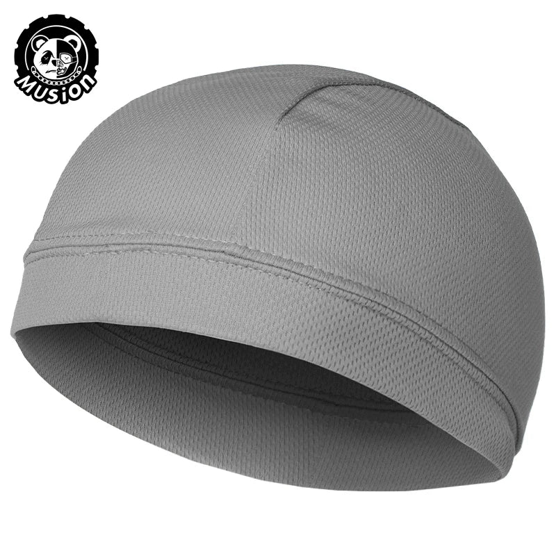 Musion Mesh Helmet Liner Absorb Sweat Absorb Sweat Quick-Drying Running Sport  Cap for Biker
