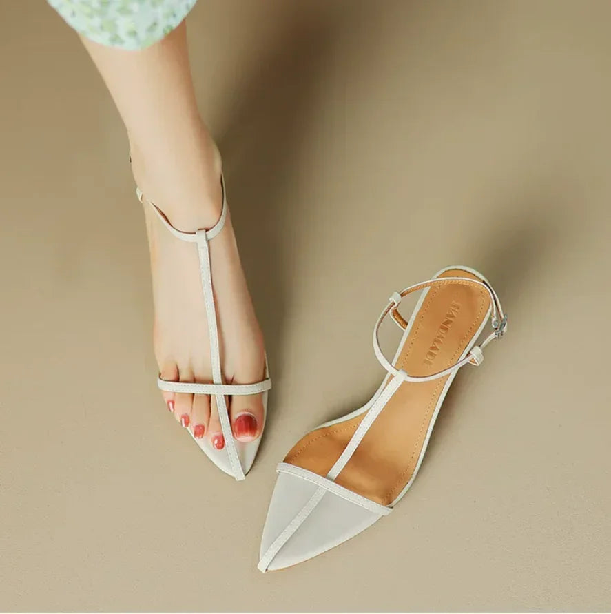 High Heels Sandals Sexy Women Pointed Toe Shoes Luxury Woman Slippers New Pumps Beach Dress Flip Flops Party Mujer Sandalias