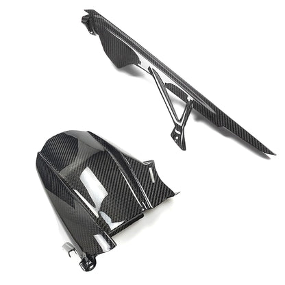 100% Pure Dry Carbon Fiber Race Shell Parts Fender Winglets Cover Fairing Kits For BMW S1000RR M1000RR 2024 2023 2022