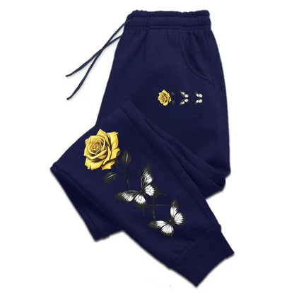 Woman Fashion Sweatpants Soft Drawstring Long Trousers Ladies Daily Casual Sports Jogging Pants All Season Home Outdoor Joggers