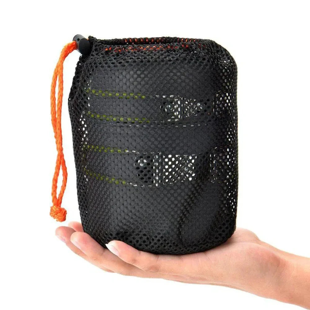 Camping Pots Cookware Set Portable Outdoor Cooking  Tableware for Hiking Trekking Picnic Fishing Mountaineering