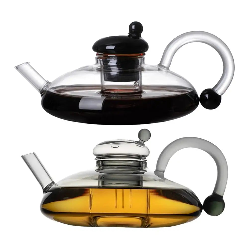 Flower Tea Teapot Set British-Style Boiled Fruit Tea Set Heat-Resistant Glass Affordable Luxury Health Pot Wasserkocher