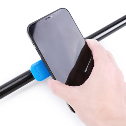 Standes Motorcycle Bike Phone Holder 360° Rotatable Detachable Mount for Delivery Navigation Self Lock Anti-shake Phone Holder