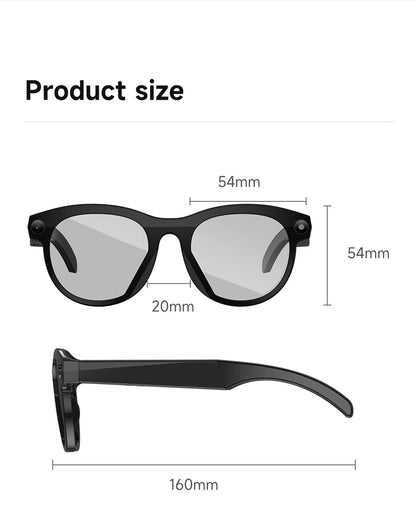 Xiaomi 8K HD AI Smart Camera Glasses Translation Camera Glasses Multifunctional Bluetooth Calling Voice Assistant Music Player