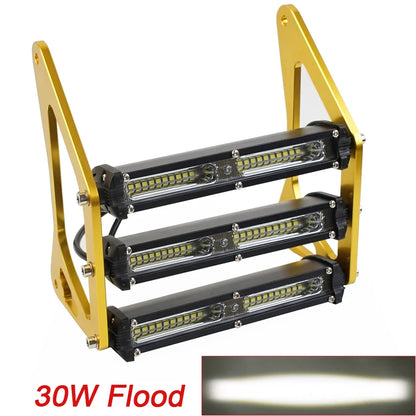 Motorcycle Headlight Headlamp Light Waterproof Front Fork Light Lamp With Bracket For Honda Grom MSX 125SF Ducati Venom MSX125