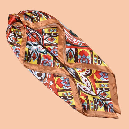 1PCS Ladies Multicolor Peacock Feather Pattern Large Tassel Shawl Fashionable Wrap Scarf for Travel Party Ladies Silk Scarf