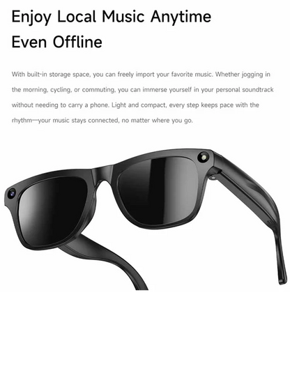 For Xiaomi AI Smart Glasses Photochromic Glasses 4K HD Camera Chat GPT Bluetooth Call Video Music Touch Translate Sunglasses