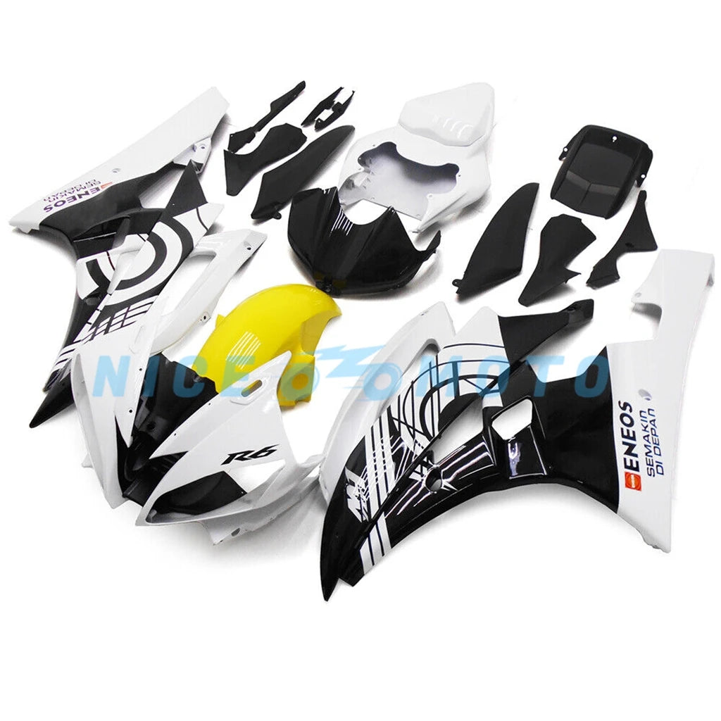 100% Fit Fairings Set for YAMAHA YZF R6 2006 2007 YZFR6 06 07 YZF-R6 ABS Plastic Injection Motorcycle  kit