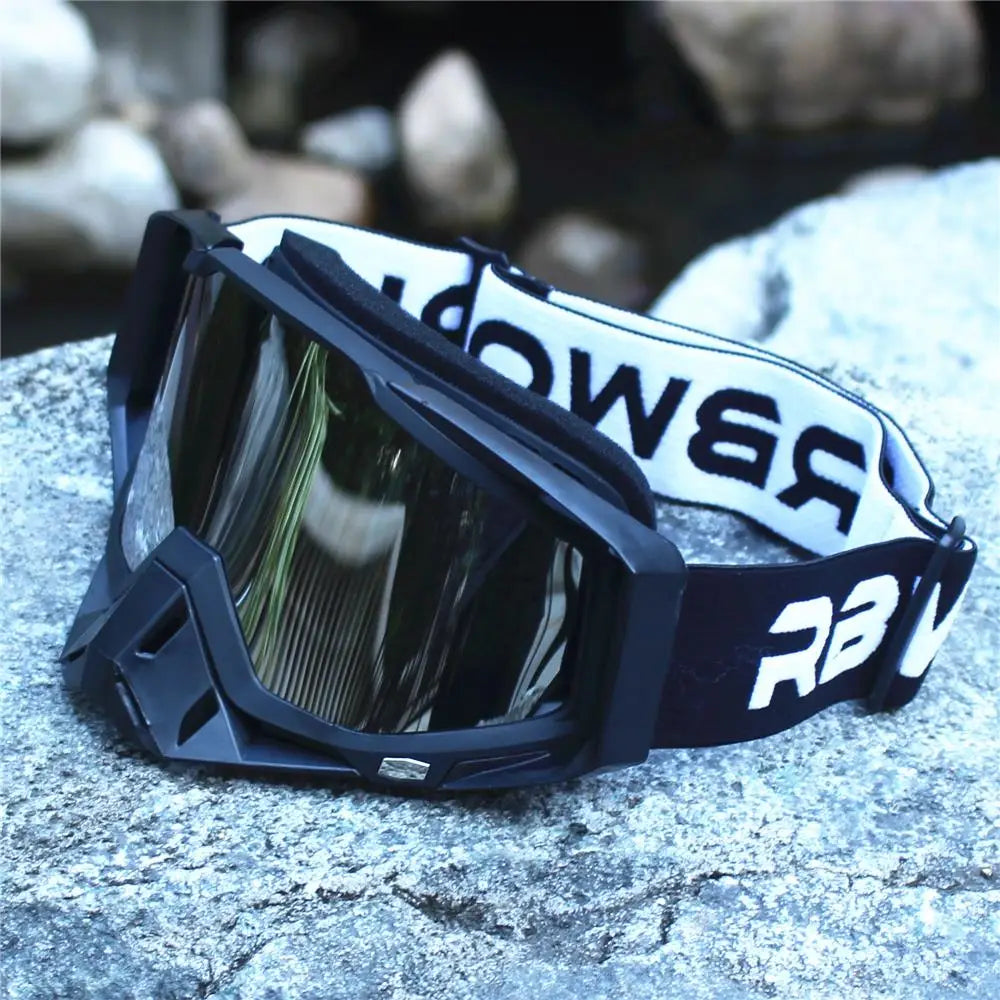 Newest Motorcycle Sunglasses For Men Motocross Safety Protective MX Night Vision Helmet Goggles vintage Driving Glasses sagan