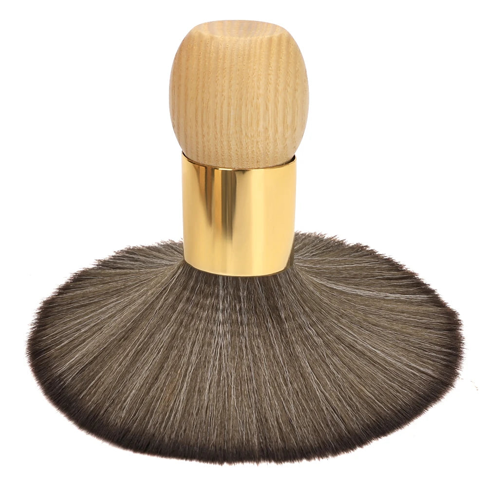 Professional Barber Duster Neck Face Brushes Hair Clean Soft Black Hairbrush Salon Cutting Hairdressing Styling Make Tools