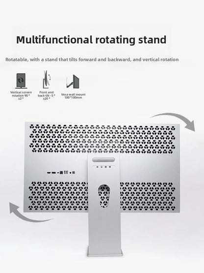 6K/4K monitor 32 ,27inch bezel MAC high definition external gaming computer LG mirror screen design photography vertical screen