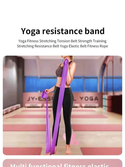 Elastic Fitness Bands Resistance Bands Elastic Fitness Tapes Yoga Pilates Crossfit Stretching Muscular Work Out Equipment