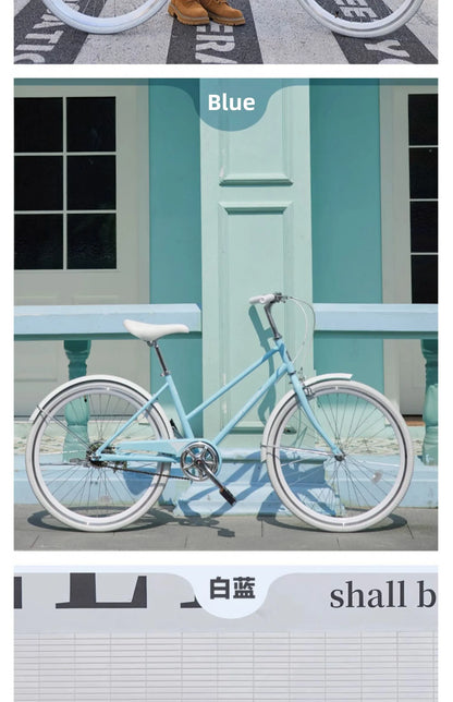 Women's Sweet & Fresh-Style Commuter Bike (For Junior & Senior High School Students · Unisex Adults · Commuter Racing Model)