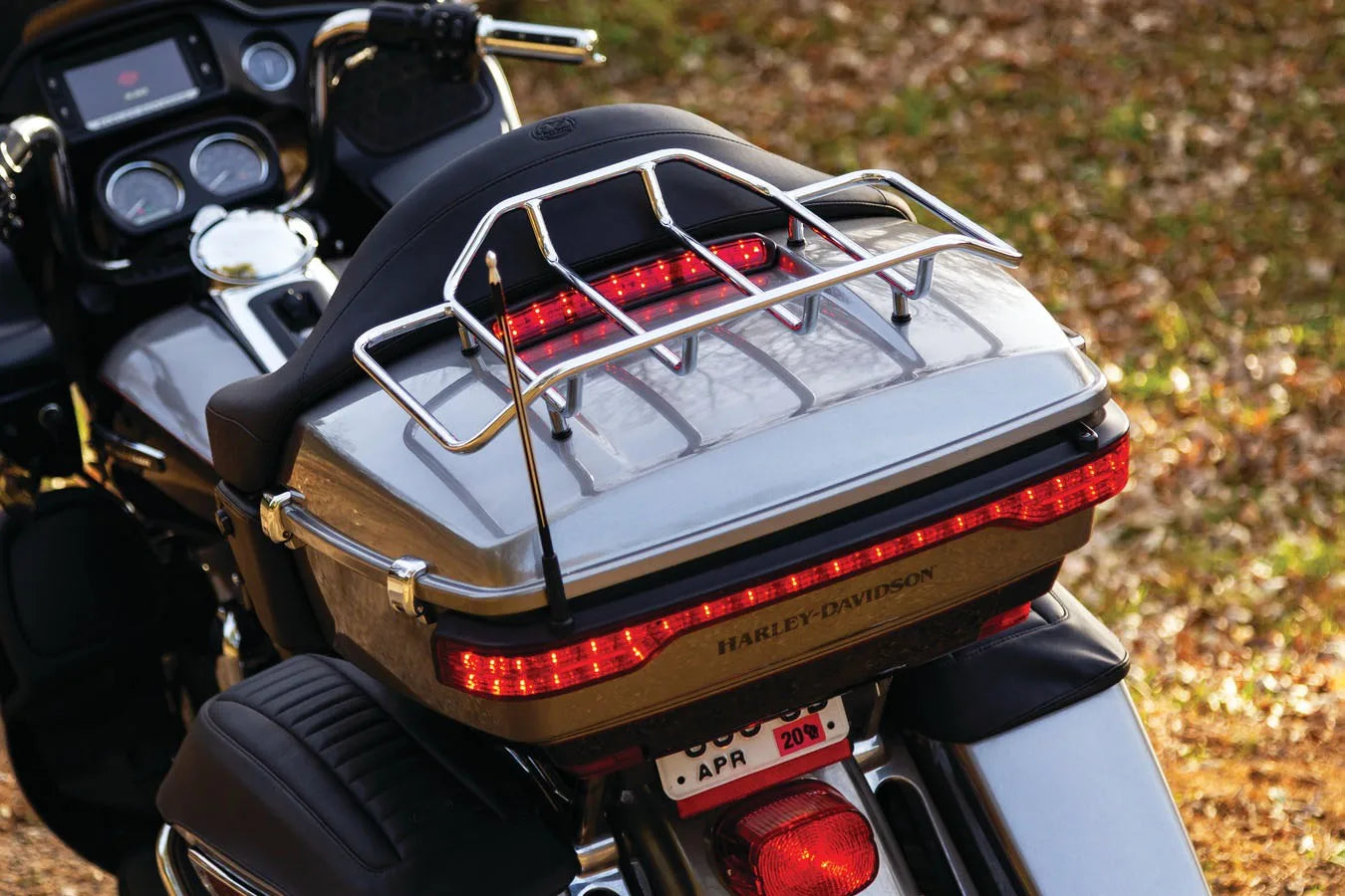 Motorcycle Chrome Black Tour Pak Pack Trunk LED Tail Brake Turn Light For Electra Road Tri Glide Low Ultra Limited Low FLHTKL FL
