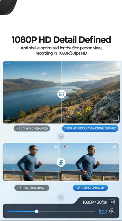 Lenovo AI Smart Glasses 8MP HD Camera 8K Shooting Image AI Translation Bluetooth Call Recording Music Smart SunglassesGifts 2026