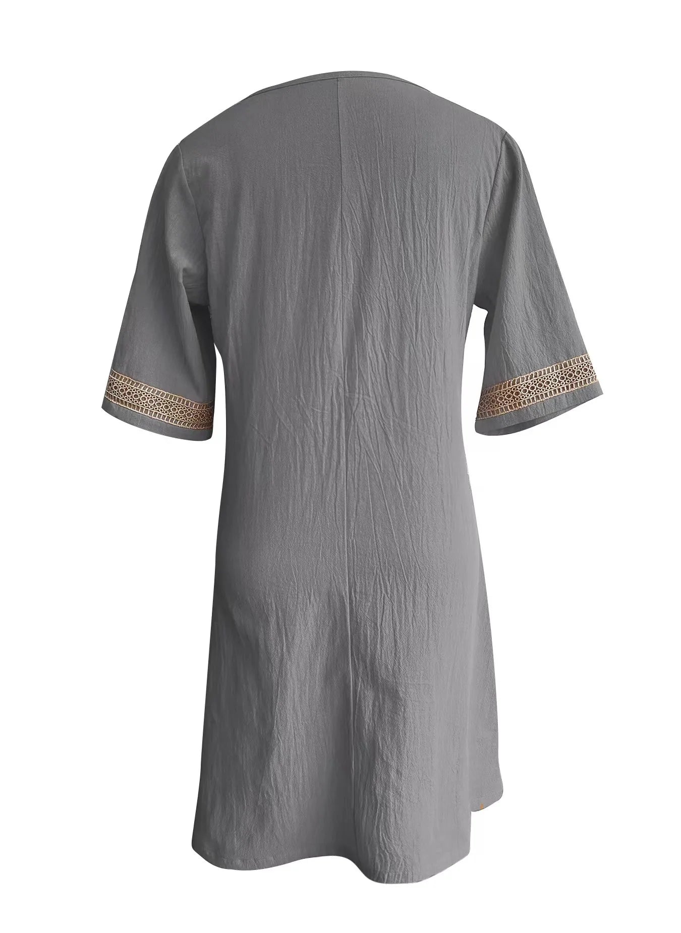 Casual Fashion Clothes Elegant Cotton Linen Dress for Women Summer Dress Women Clothing Vintage Streetwear Ethnic Style Y2k