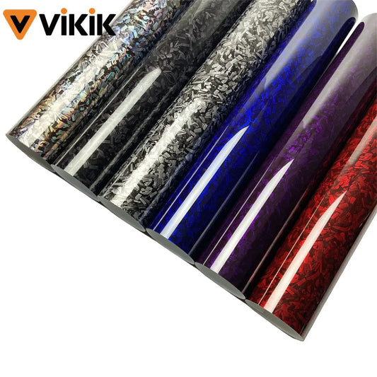 Car Stickers PET Forged Carbon Fiber Color Change Vinyl Film Car Accessories Auto Motorcycle Self Adhesive Decal