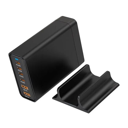200W Desktop USB C Quick Charger GaN PD Fast Chager 6 port Mobile Charging Adapter For Laptop iPhone 17 16 15 Samsung Xiaomi﻿﻿