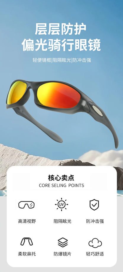 Retro Oval Round Frame Sunglasses 2026 New Outdoor Cycling Driving Sun Glasses Vintage Style UV400 Protection Unisex