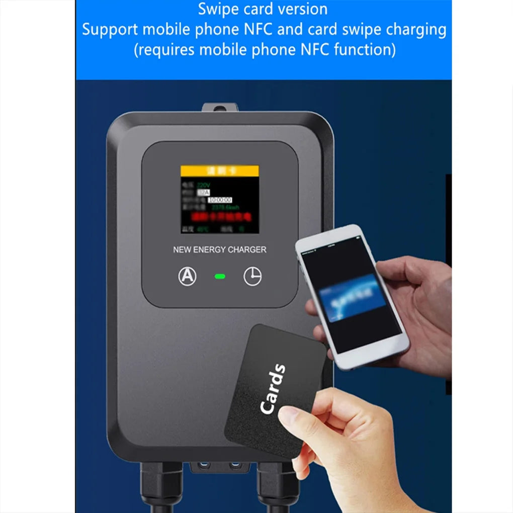 EV Charging Station 5M 7KW 32A With 6ma DC RCD Function  EV Charging Station 5M Car Home  EV Charging Station