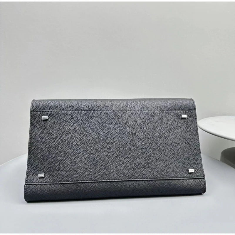 Elegant Suede Tote Bag Luxury Leather Large Capacity Shoulder Bag Minimalist Fashion Commute Handbag Soft Casual Shopping Bag