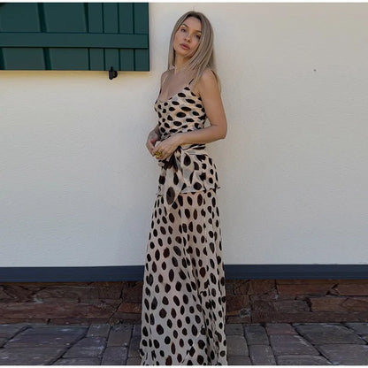 2026 Women Chic Vacation Outfits Fashion Leopard Print Sheer Chiffon Shirt Casual Turn-down Collar Mini Dress & Detachable Scarf