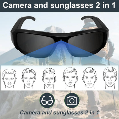 Portable 1080P HD Mini Glasses With Camera Video Recorder Wearable glasses Camera Outdoor Sports DV DVR Surveillance Camcorder
