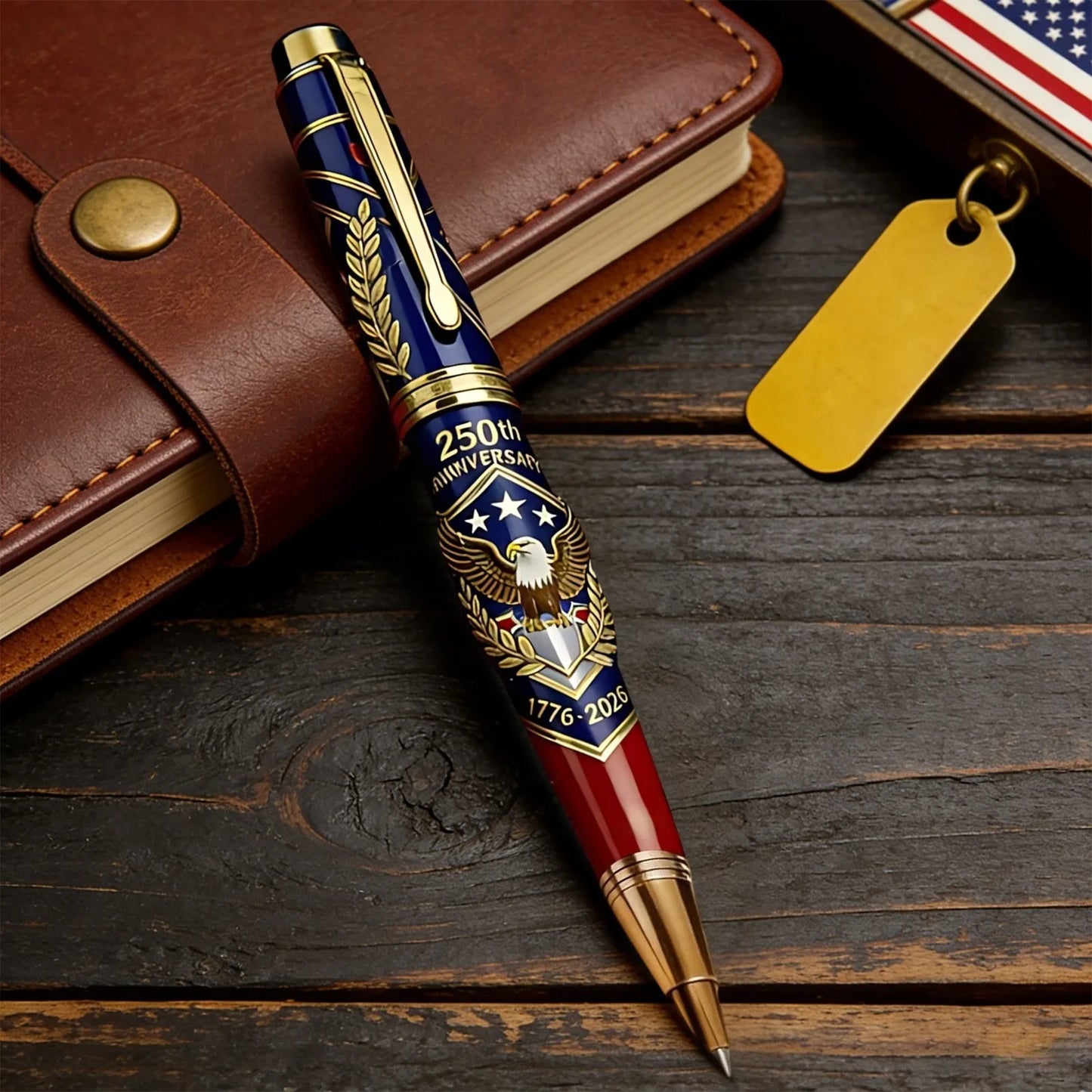 250th Anniversary Commemorative Ballpoint Pen 1776-2026 Collector's Item for Men Lawyers History Enthusiasts