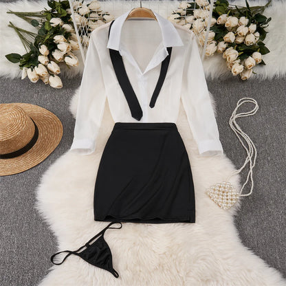 Japanese Kimono V-neck Printed Flower Bow Waist Shaping Cardigan Dress Women Clothing Loose Long Sleeve Vintage Sexy Lace-up New