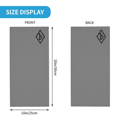 One Percenter 1% Bandana Neck Gaiter Printed Motorcycle Club Biker Wrap Scarf Multifunctional Headwear Outdoor Unisex Adult