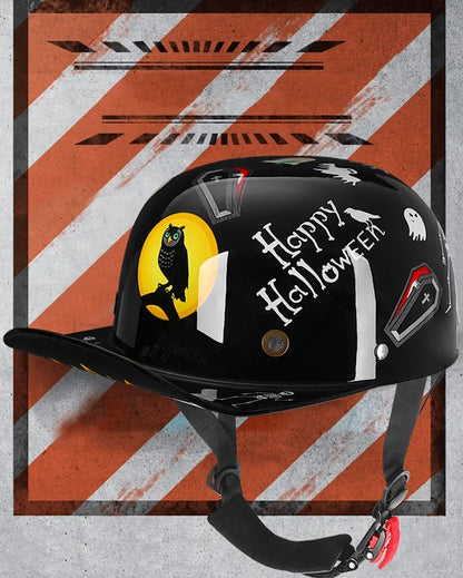 2023 New Vintage Motorcycle Helmet baseball cap helmet men's and women's children's scooter half face Vintage four seasons hat