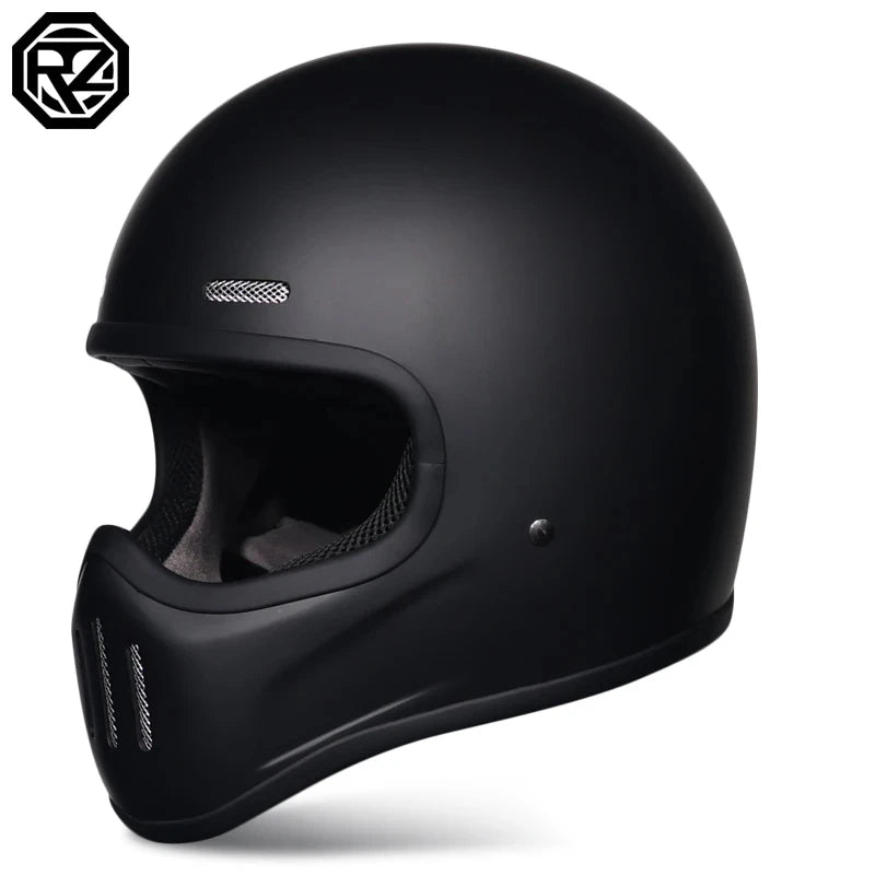 ORZ NEW Motorcycle FBR Full Face Retro Helmet Tokyo Style Motorcycle Casco Moto Japan TT Helmets Fiberglass With Clear Visor