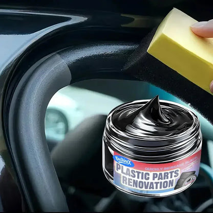 Car Interior Scratch Repair Cream - Car Scratch Repair | Tire Gloss Repair, Black Interior and Dashboard Plastic Surface Repair