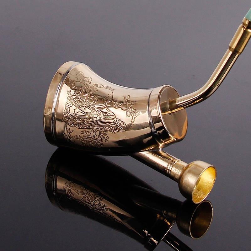Creative Multifunction Portable Water Filter Pipe Copper Hookah Smoking Pipe Tobacco Pipe Smoke Mout